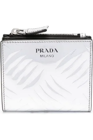 Prada Cartera con logo estampado