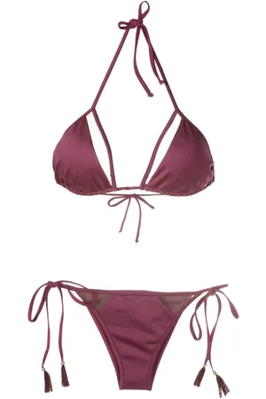 Brigitte Bikini con aberturas y copa triangular