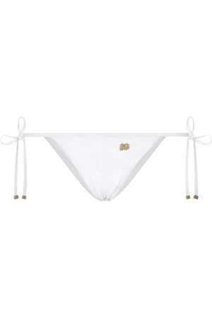 Dolce & Gabbana Bragas de bikini con placa del logo