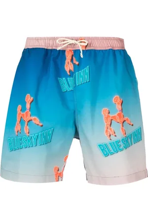 BLUE SKY INN Bañador con logo estampado