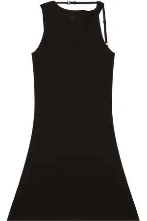 Courrèges Vestido corto con detalle de tira
