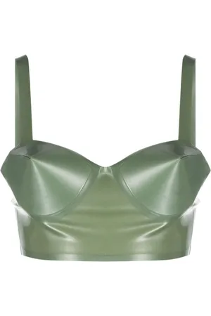 Maison Margiela Sujetador balconette de látex