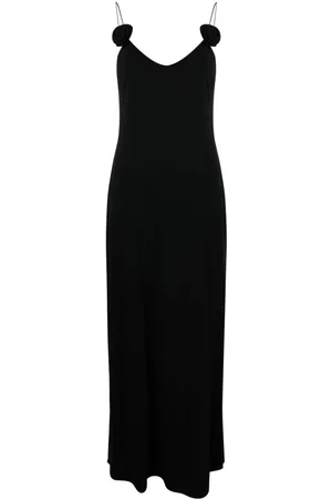 MAGDA BUTRYM Vestido largo con apliques florales