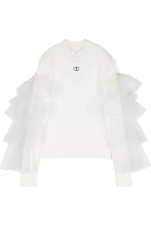 Twin-Set Top con cuello alzado