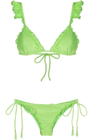Brigitte Bikini con ribete de volantes
