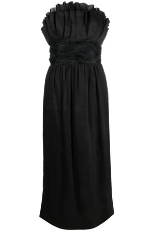 AJE Vestido midi Whisper con nudo