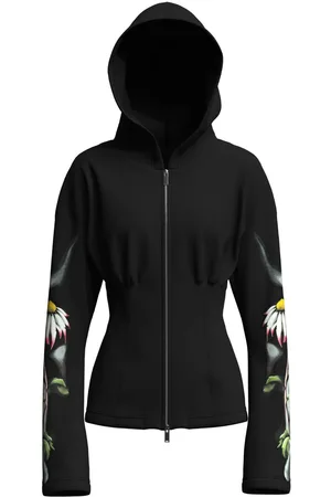 MACCAPANI Sudadera con capucha y estampado floral