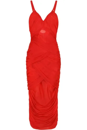 Dolce & Gabbana Vestido midi drapeado