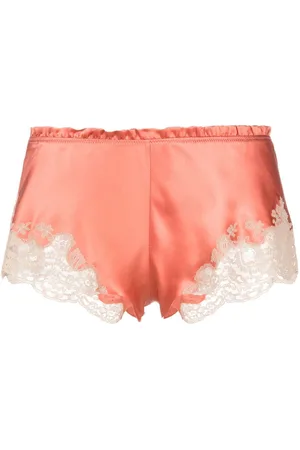 CARINE GILSON Pantalones cortos de pijama Calais-Caudry con ribete de encaje
