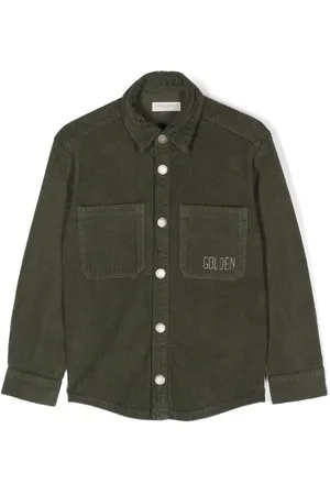 Golden Goose Camisa con logo bordado