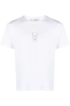 Ludovic De Saint Sernin Camiseta con logo de cristales