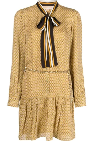 Michael Kors Vestido midi con cinturón