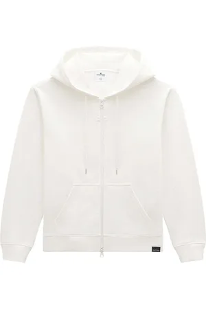 Courrèges Sudadera con capucha y parches del logo
