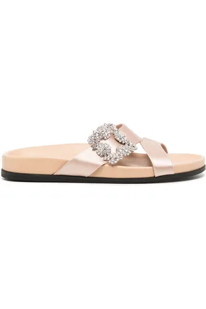 Manolo Blahnik Sandalias Chilanghi con detalles de cristal