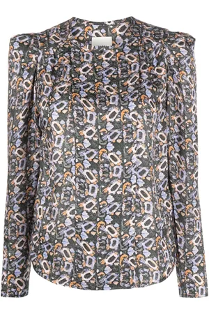 Isabel Marant Blusa Lensy con estampado floral