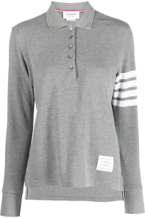 Thom Browne Polo con motivo 4-Bar