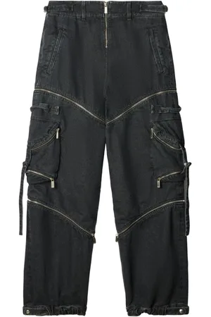 OFF-WHITE Vaqueros cargo con cremallera