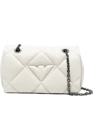 Emporio Armani Bandolera con logo en relieve