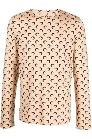 Marine Serre Top con estampado Crescent Moon