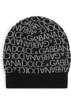 Dolce & Gabbana Gorro con logo en intarsia
