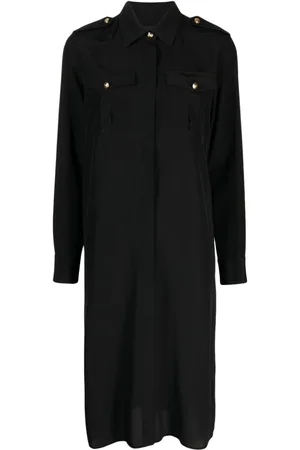 NILI LOTAN Vestido camisero Adelaide de seda