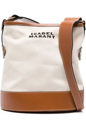 Isabel Marant Bolso de hombro Samara con logo bordado
