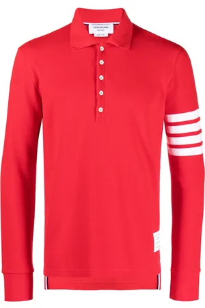 Thom Browne Polo con motivo 4-Bar Stripe 2003