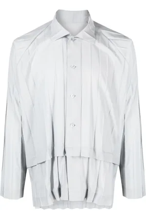 Issey Miyake Camisa Edge plisada