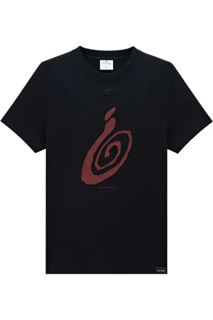 Courrèges Camiseta con estampado gráfico