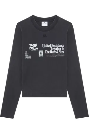 Courrèges Camiseta de manga larga