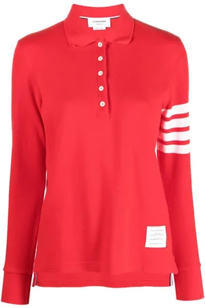 Thom Browne Polo con motivo 4-Bar