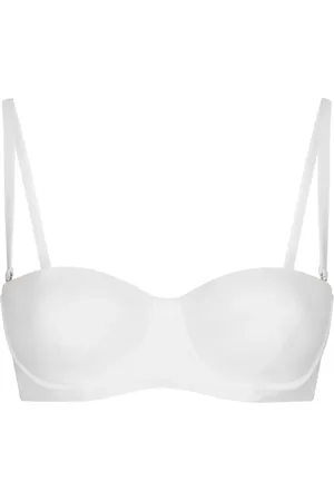Dolce & Gabbana Top de bikini con placa del logo