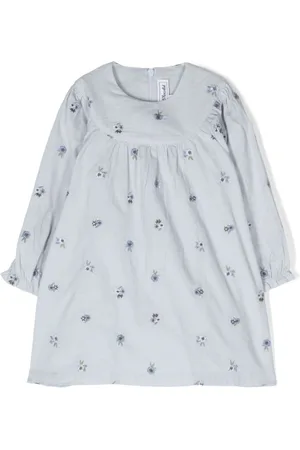 Tartine Et Chocolat Vestido midi con bordado floral