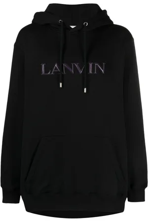 Lanvin Sudadera con capucha y aplique del logo