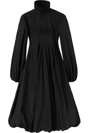 Jil Sander Vestido midi de manga larga