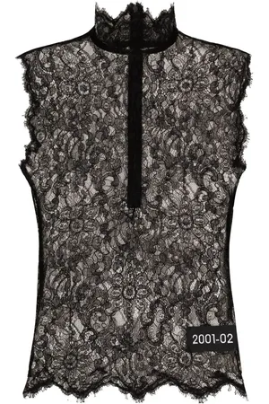 Dolce & Gabbana Top con encaje floral
