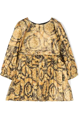 VERSACE Vestido midi con estampado Barocco