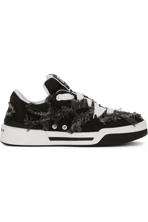 Dolce & Gabbana Zapatillas New Roma con ribete deshilachado