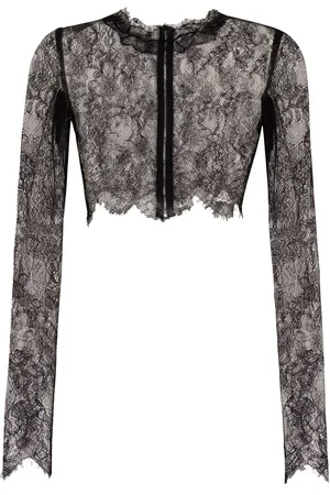 Dolce & Gabbana Top corto de encaje