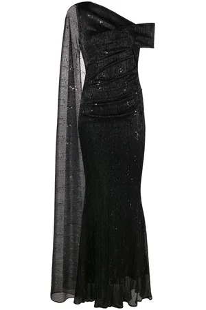 TALBOT RUNHOF Vestido de fiesta drapeado
