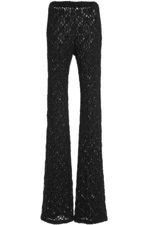Chloé Pantalones acampanados con encaje