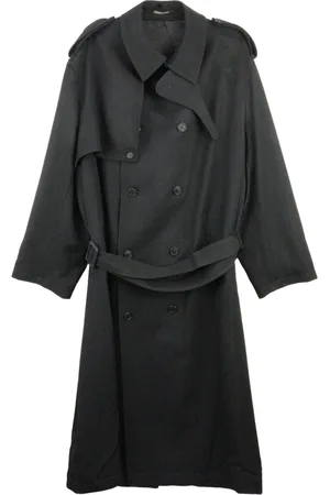 YOHJI YAMAMOTO Gabardina K-Chin Flap