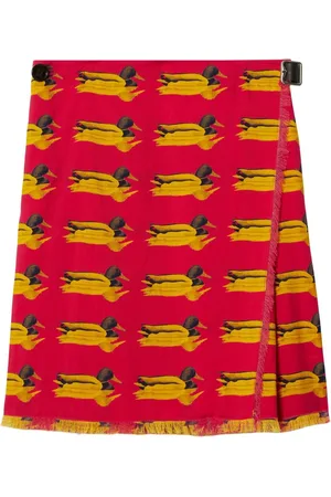Burberry Minifalda con estampado de patos