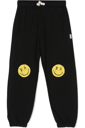 Palm Angels Pantalones de chándal con motivo smiley face