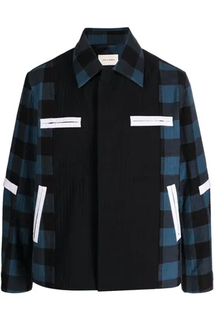 CRAIG GREEN Chaqueta estilo worker a cuadros