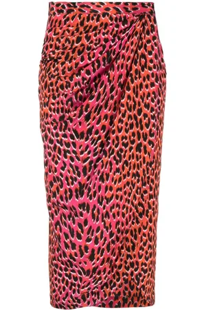 Zadig & Voltaire Falda Jamelia con estampado de leopardo