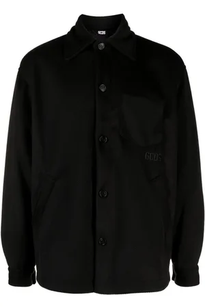 GCDS Chaqueta con logo bordado y botones