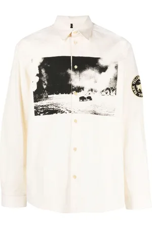 OAMC Camisa con estampado gráfico y manga larga