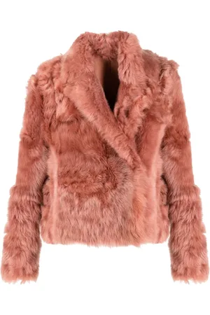 YVES SALOMON Chaqueta corta de pelo