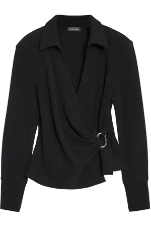ANINE BING Blusa Joey de manga larga